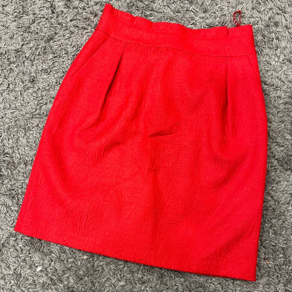 Bright Red Antonio Melani Pencil Skirt